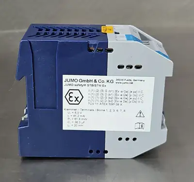 Jumo GmbH Safety M STB/STW Ex. Type:701155/8-01-0253 Safety Temp Limiter. 4E-22