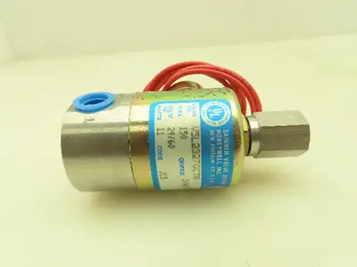 Honeywell Skinner V5L23270 Solenoid Valve 3-Way NC On/Off 120V 150 PSI 1/4"NPT
