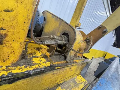 15 HP L&M EQUIPMENT MODEL #HMPC-7-24 CROSS CUT BUNDLE TRAVELING ARCH WOOD BUNDLE SAW WITH CONVEYOR: STOCK #22922