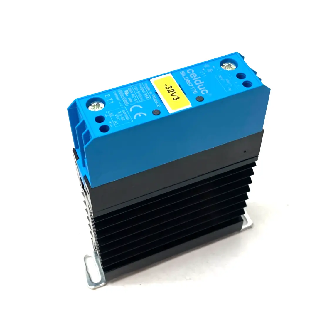 USED CELDUC SINGLE-PHASE SSR SOLID-STATE RELAY