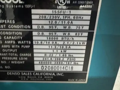 USED DENSO 15 SFU-1