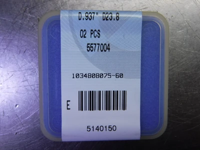 Ingersoll .937" Replaceable Drill Tip QTY2 YBB2380R01 IN2005 (LOC1346A)