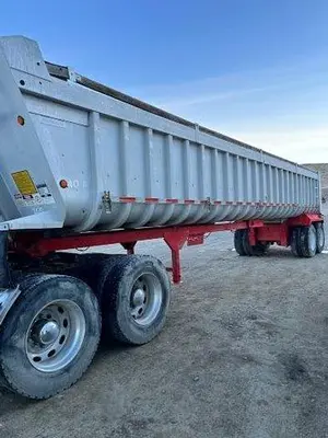 USED 1995 FRUEHAUF 40' END DUMP TRAILER