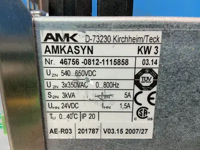 Used AMK 4675608121115858 Servo Drives Ohio US | HGR 24 #1520846