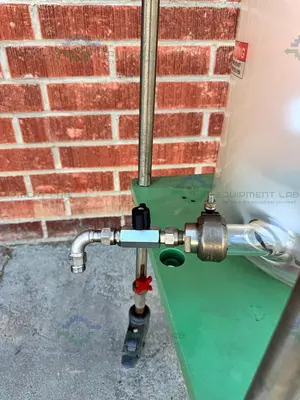 Used CHEMGLASS 20 LITER JACKETED GLASS REACTOR W/ STAND, IMPELLER Reactors California US | Equipment Lab #1394845