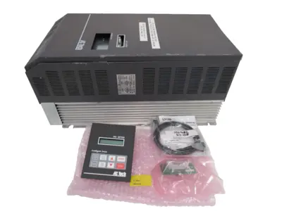 USED LENZE M14600BP DRIVE 60HP INCLUDES 840-031 REMOTE KEYPAD/DISPLAY