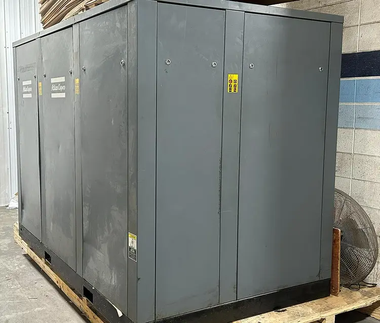 Used 1999 ATLAS COPCO GA110 Rotary Screw & Sliding Vane Air Compressors Wisconsin US | Lemke Machinery Sales #305458