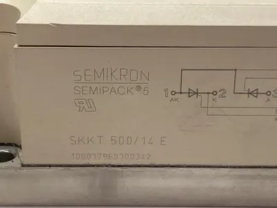 Used SEMIKRON SKKT 500/14E Miscellaneous Equipment (Electrical & Power) | Surplus Asset Holdings #1199411