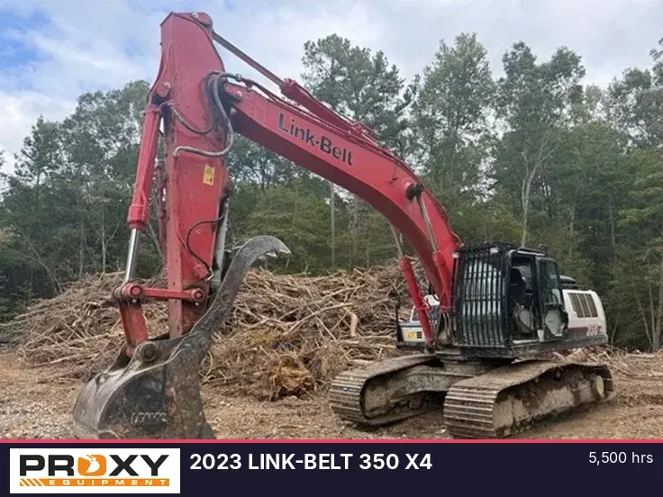 Used 2023 LINK-BELT 350 X4 Excavators Virginia US | Proxy Equipment #1388744