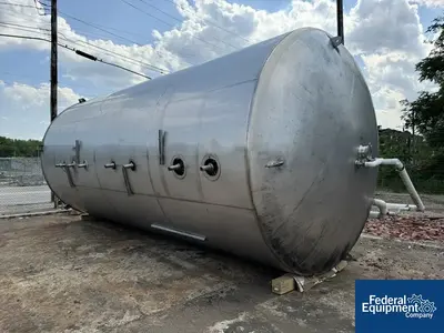 USED Stainless Fabrication 12,000 Gal Stainless Fabrication Storage Tank, 304 S/S