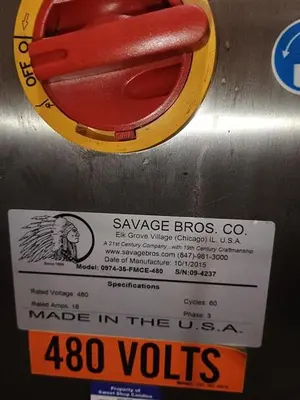 Used SAVAGE _UNKNOWN_ Chocolate Melters New Jersey US | UNION STANDARD EQUIPMENT CO. #1261921