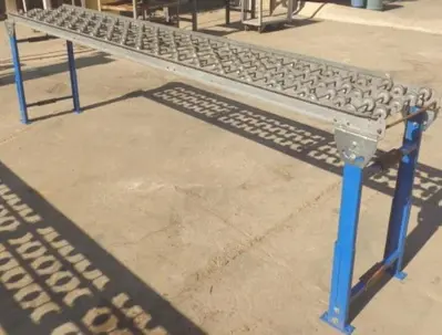 Conveyor, Skate Wheel, 18" x 10', Aluminum #S743245