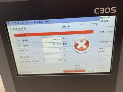 USED WEBER SCREWDRIVING PROCESS CONTROLLER, SCREWDRIVING SYSTEM