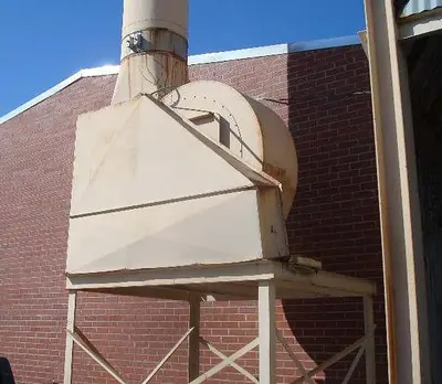 BAG-TYPE DUST-COLLECTOR WITH BIN-TRUCK DUMP