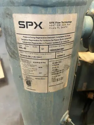 Used SPX HANKISON HHL40 Air Dryers Ohio US | Surplus Asset Holdings #1553654