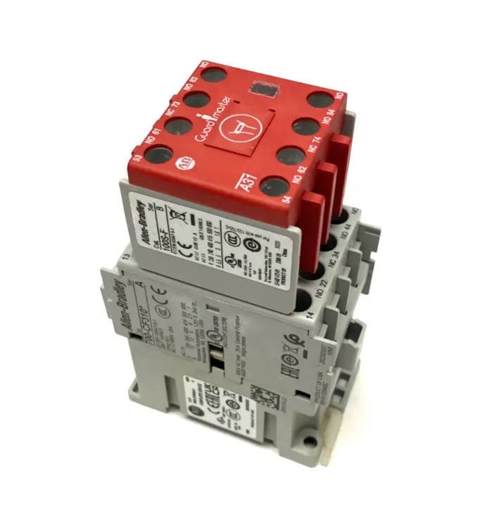 Used ALLEN-BRADLEY SER. A GUARDMASTER SAFETY CONTROL RELAY, 8 POLE Relays & Switches | Maverick Industrial Sales #1102800