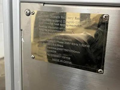 Rotary Bucket Foil Lid Sealer