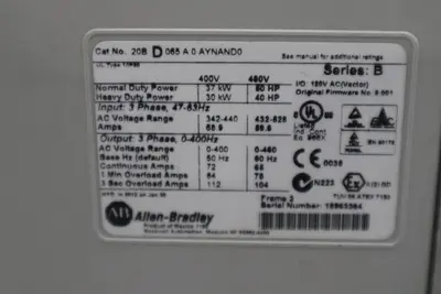 NEW NO BOX Allen-Bradley 20BD065A0AYNAND0 **Next Day Air Available STOCK H87