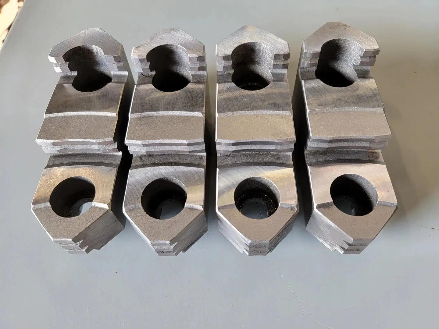 Lathe Chuck Hard Top Jaws 4-1/4" x 2" x 1-1/2" (Set of 4)