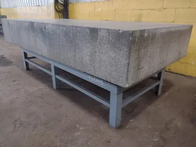8' X 4' X 14" CHALLENGE PRECISION LAYOUT INSPECTION GRANITE TABLE: STOCK #23793