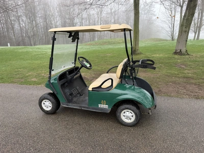 (1) 2017 E-Z-Go golf cart with a Kawasaki gas engine, model 625111G01, does not include Club canopy,...