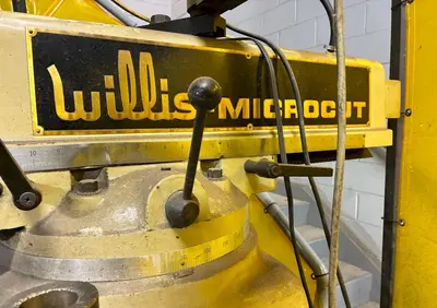 3 HP WILLIS  MODEL #MICRO CUT 1050 CNC TRAK AGE2 CONTROL RAM TYPE MILL: YOBRO #24806