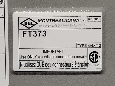 NEW BEL PRODUCTS FT373