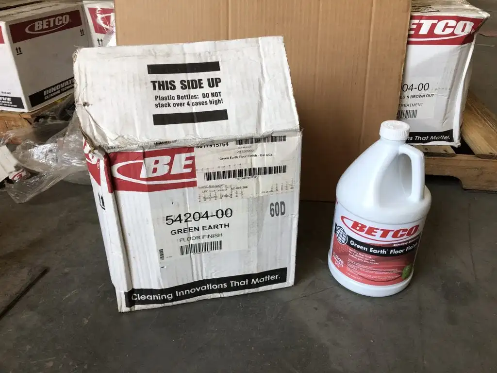 BETCO Green Earth 54204-00 Tile Floor Finish 1 Gal -NIB of 4
