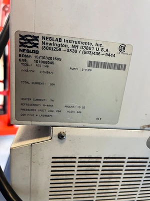 Used Neslab RTE-140 Chillers Delaware US | United Machine Co. #1557922