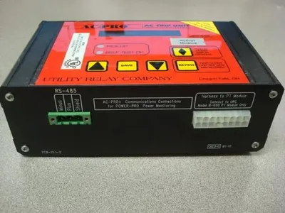 Utility Relay Company 1A CT AC-Pro Relay Trip Unit ACPro+ Modbus Used