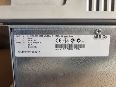 USED ABB ACS800-04-0030-7