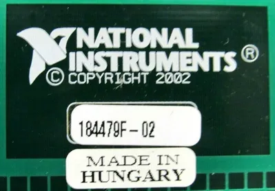 USED NATIONAL INSTRUMENTS 184479F-02 ACQUISITION CARD 184479F02