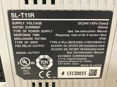 USED KEYENCE CORP SL-T11R