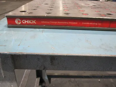 USED Chick WorkHolding Foundation Plate