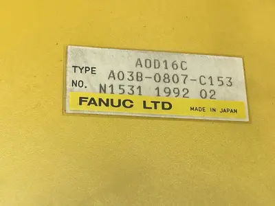 USED FANUC A03B-0807-C153