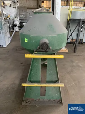 USED Patterson-Kelley 10 Cu Ft P-K Double Cone Blender, 134# Density