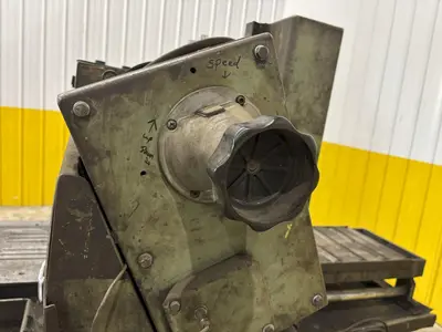 12" X 12" HYD-MECH MODEL #H-12A AUTOMATIC FEED HORIZONTAL SAW PLC-100 CONTROLS & NESTING: STOCK #23723