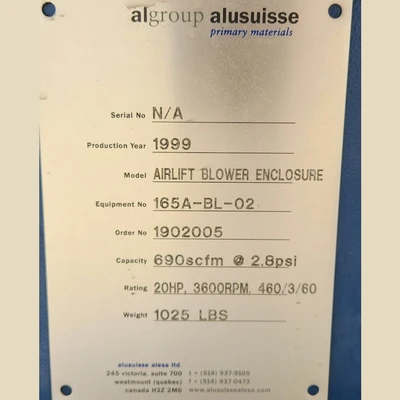 USED 1999 AERZEN USA CORP GM-25S