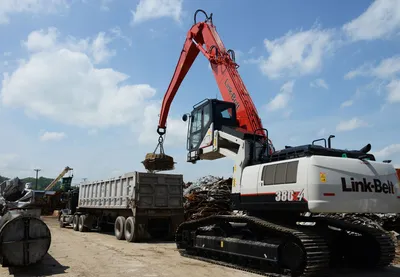 LINK BELT EXCAVATORS 380 X4 MATERIAL HANDLER Material Handlers | Mid South Machinery (1)