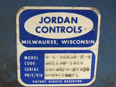Jordan Controls 6-C-92252-R-4 Rotary Actuator 3/8" Shaft 115VAC 50/60Hz 1ph