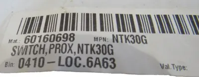 NEW VISOLUX ELEKTONIK NTK30G PROXIMITY SWITCH