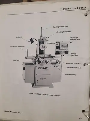 BRIDGEPORT MACHINES Harig 618 EZ Surf Surface Grinders | MD Equipment Services LLC (31)