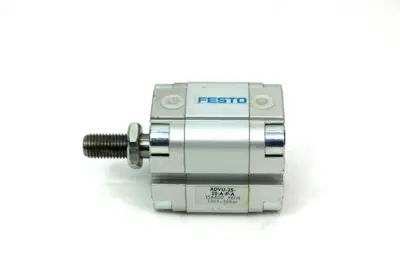 Festo ADVU-25-10-A-P-A Compact Pneumatic Cylinder, 25mm Bore, 10mm Stroke