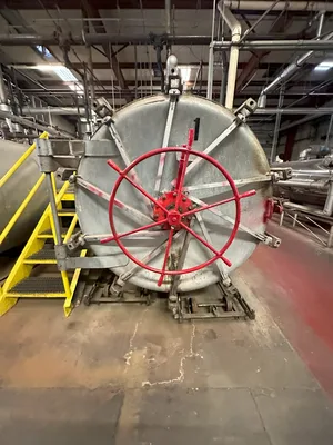 USED 1968 REID BOILER WORKS 60”X 40’ LONG DOUBLE DOOR