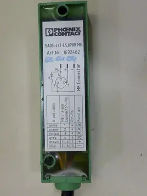 USED PHOENIX CONTACT SACB-4/3-L5, OPUR M8