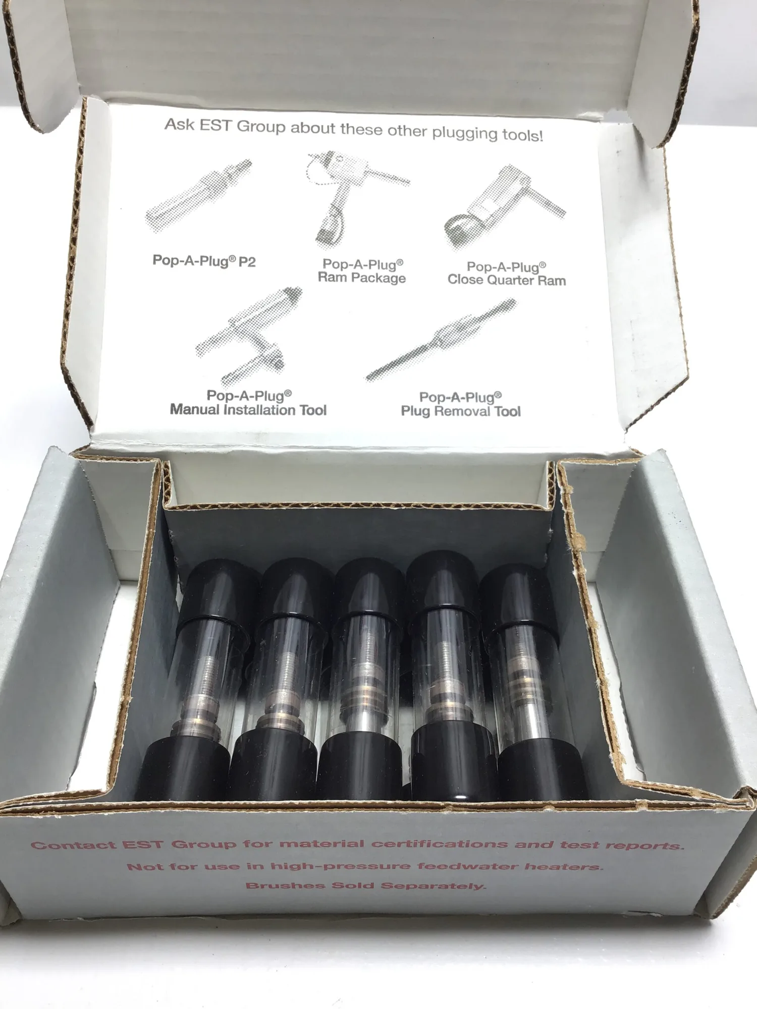 Curtis Wright V-584-N-QA Pop-A-Plug II Heat Exchanger Tube Plugs (10/BX)