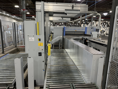 Homag CNC Angular Saw System w/ Automatic Loading & Unloading