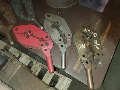 Lot of 5 Unknown Brand Bolt & Pipe Dies