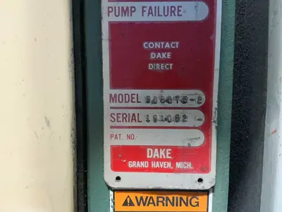 Used DAKE 9080752 H-Frame Presses Ohio US | HGR 24 #1419804