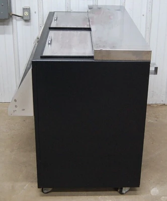 142-1079 Perlick FR48RT-3 Sliding Top Glass Froster Mug Chiller Freezer